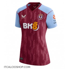 Aston Villa Prima Maglia Femmina 2023-24 Manica Corta